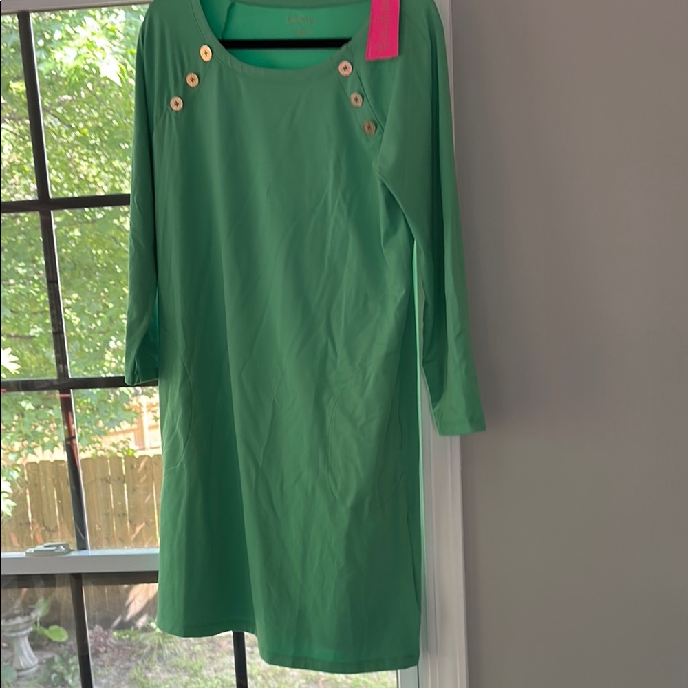 Lilly Pulitzer Vibrant Green Dress